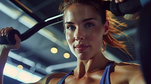 mensen in sportschool actief