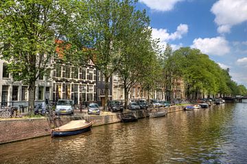 Gracht in Amsterdam van Jan Kranendonk