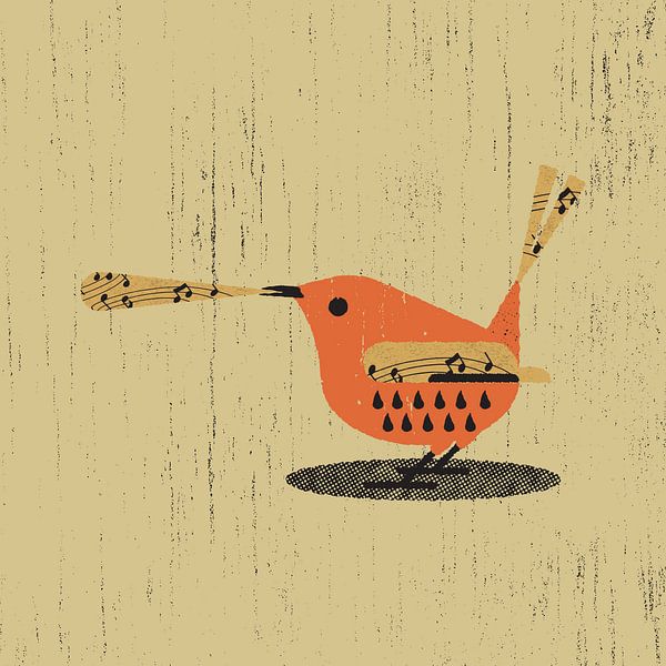 Singing Bird by Vision Grasp Art