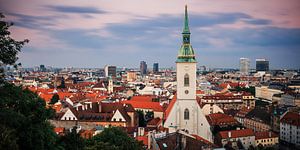 Bratislava Skyline / St. Martin’s Cathedral van Alexander Voss