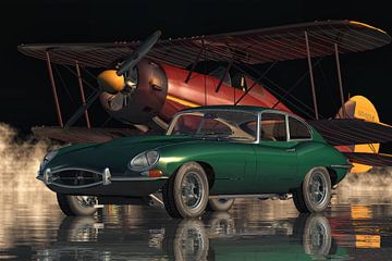 Jaguar E Type de legendarische sportauto uit 1960 van Jan Keteleer