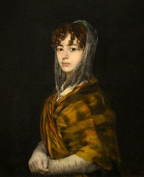 Francisca Sabasa y Garcia - Portret vrouw oude meester van Francisco Goya (gezien bij vtwonen)