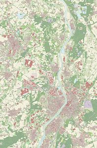 Kaart van Venlo
