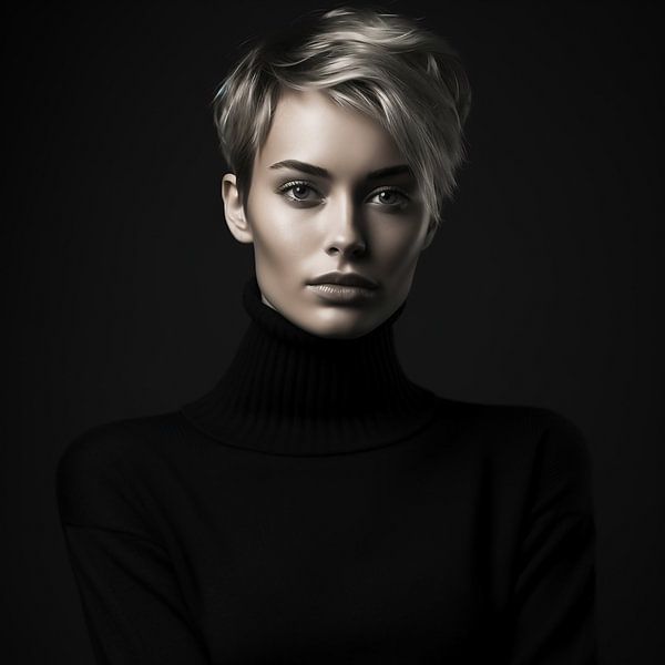 Porträt von fernlichtsicht