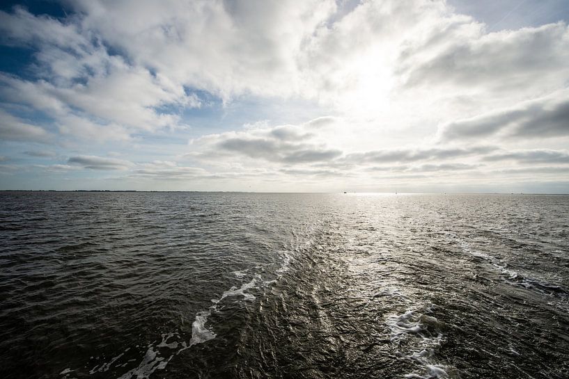 Wadden Sea at high tide. by Brian Morgan