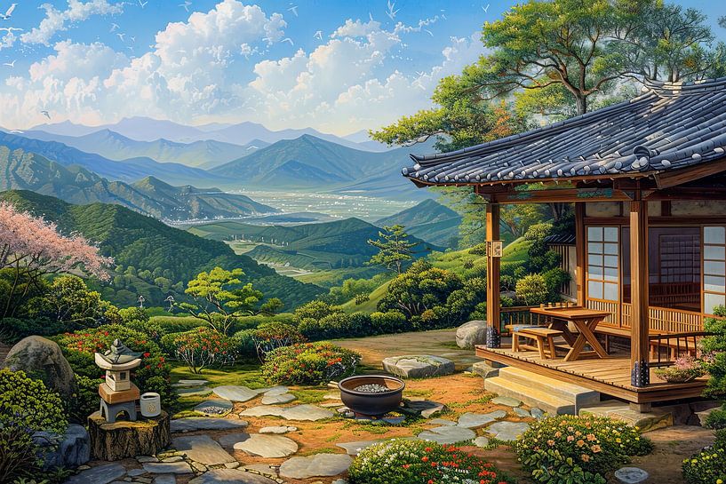 picturesque Japanese art by Egon Zitter