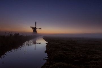 Niederländische Windmühle. von AGAMI Photo Agency