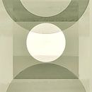 Abstrakte Pastell Formen Monochrom von FRESH Fine Art Miniaturansicht