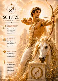 Zodiac sign "Schütze" by Johann Pavelka