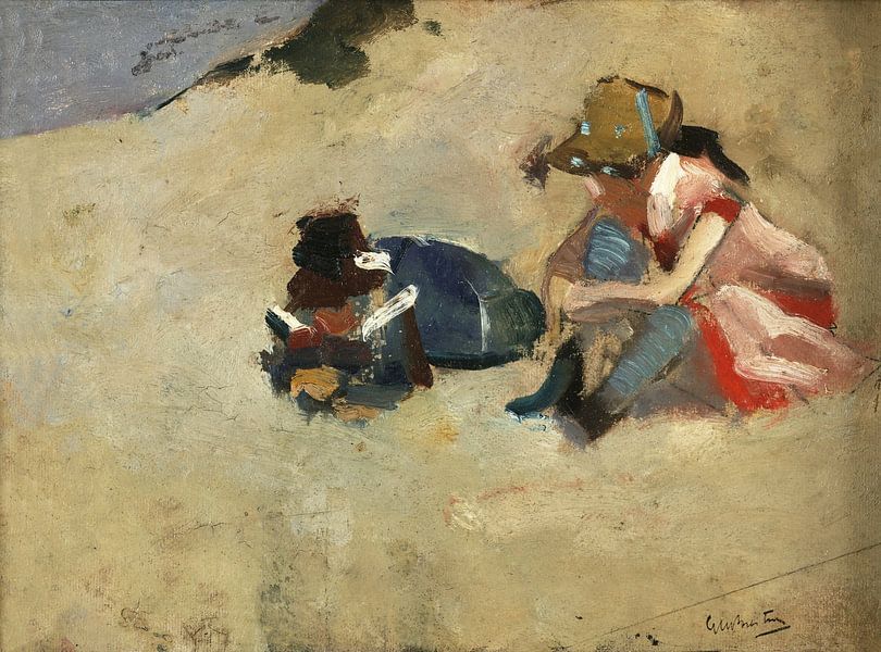 Children in the dunes, George Hendrik Breitner by Masterful Masters