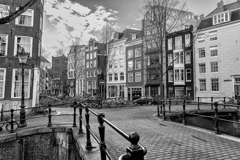 Kruising van de Rechtbooms- en de Kromboomssloot in Amsterdam. van Don Fonzarelli