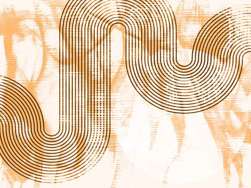 Scandinavië Modern Japandi Abstract