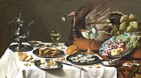 Pieter Claesz.  Still Life with Turkey Pie by 1000 Schilderijen thumbnail