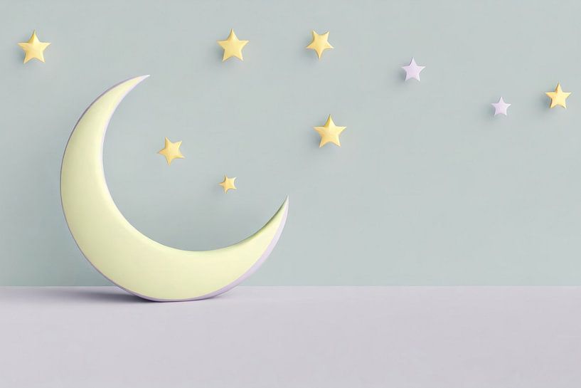 Mond und Sterne von Uwe Merkel