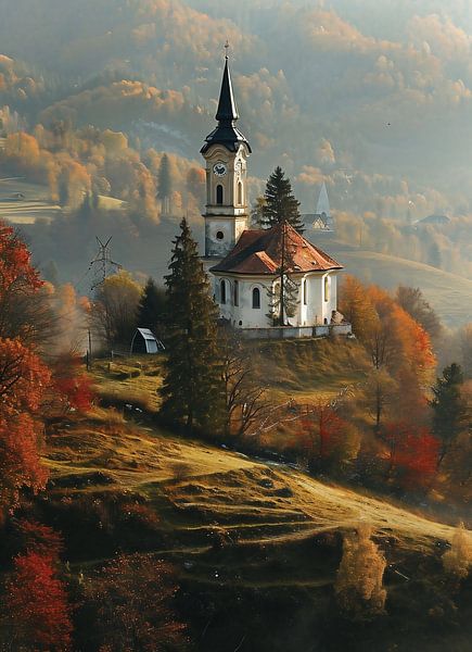 Blick über das Tal von fernlichtsicht