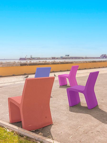 coloured chairs by Michael Schulz-Dostal