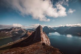 The Segla mountain on Senja in Norway by Stefan Wanning