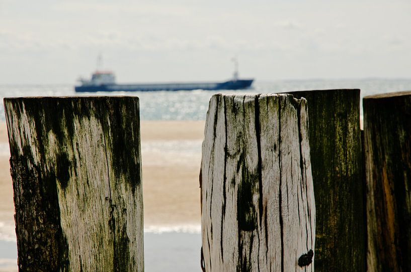 Schip in de verte van Thomas Poots