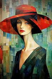 Women's portrait by Eye catching paintings