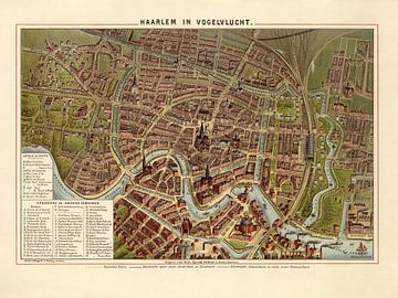 Haarlem in vogelvucht - 1906