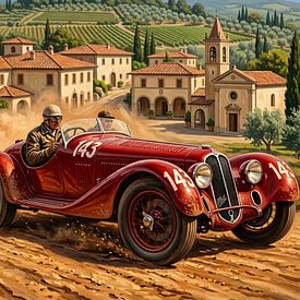 Mille Miglia 1938 : victoire pour Alfa Romeo sur DeVerviersBelgium
