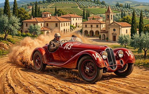 Mille Miglia 1938: overwinning voor Alfa Romeo