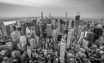 Manhattan Midtown met uitzicht vanaf het Empire State Building, Amerika van Patrick Groß