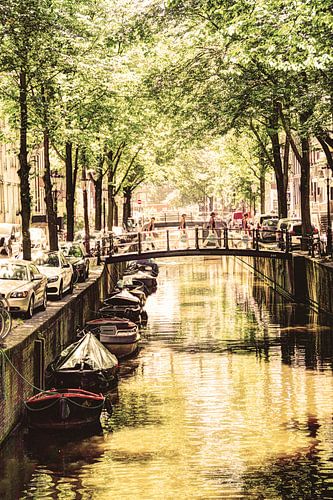 Binnenstad van Amsterdam Nederland Oud
