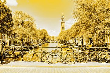 Jordaan Westerkerk Prinsengracht  Amsterdam Goud