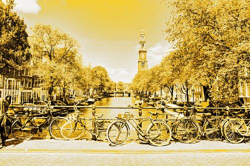 Jordaan Westerkerk Prinsengracht  Amsterdam Goud