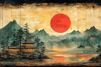 japanische Kunstlandschaft
