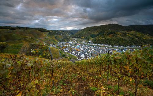 Herfst op de Ahr, Rijnland-Palts, Duitsland