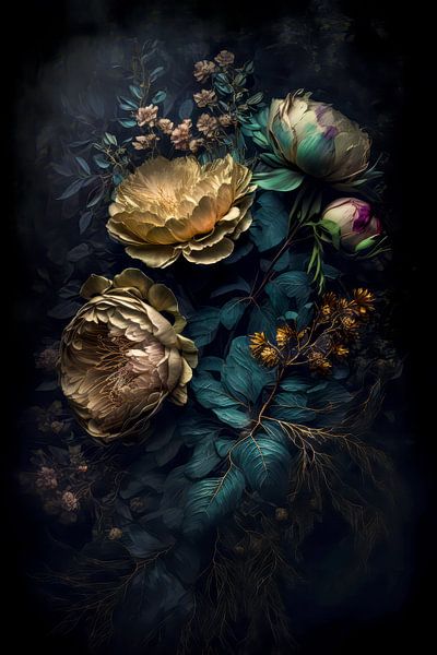 Nachtbloemen "Mystieke Betovering" van Preet Lambon