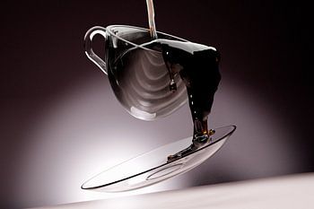 Vliegende schotel, en kop koffie