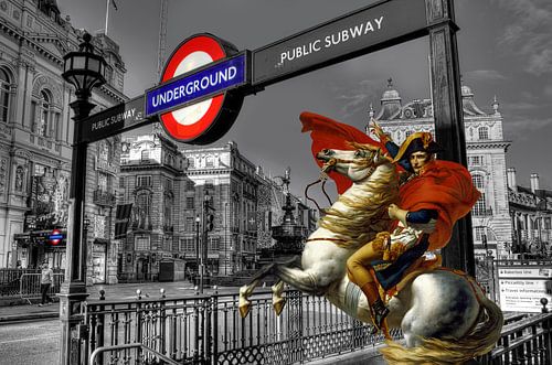 Napoleon erobert London von Rene Ladenius Digital Art