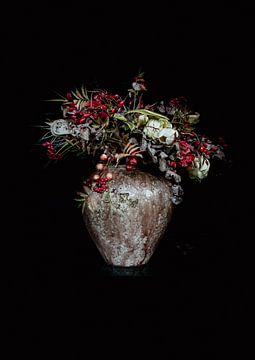 Vergängliches Stillleben mit Blumen von Marco Leeggangers