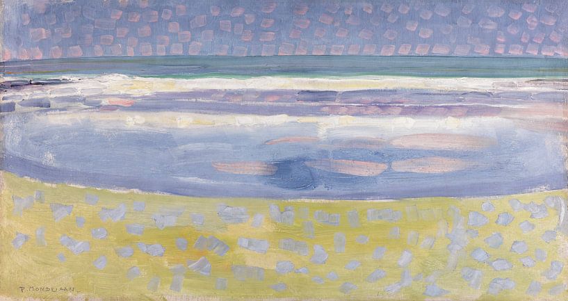 Piet Mondrian. Paysage marin par 1000 Schilderijen