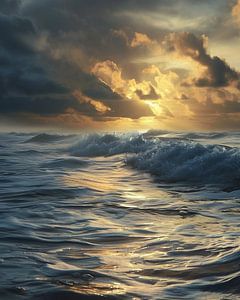 Goldene Stunde am Meer