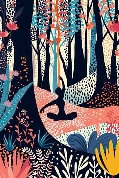 Yoga in the Enchanted Forest by Whale & Sons