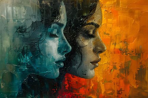 Painting Woman Face | Large Painting Woman Face | Modern