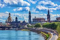Altstadtblick Dresden von Ullrich Gnoth Miniaturansicht