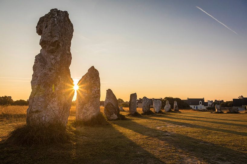 Stone rows of Lagatjar near Camaret-sur-Mer, Brittany by Christian Müringer