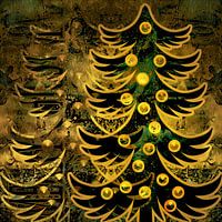 Der goldene Weihnachtsbaum