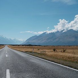 Roadtrip op de snelweg in Nieuw Zeeland van Robbert Bouwsma