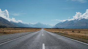 Roadtrip op de snelweg in Nieuw Zeeland van Robbert Bouwsma