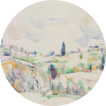 Landschap in de Provence, Paul Cézanne