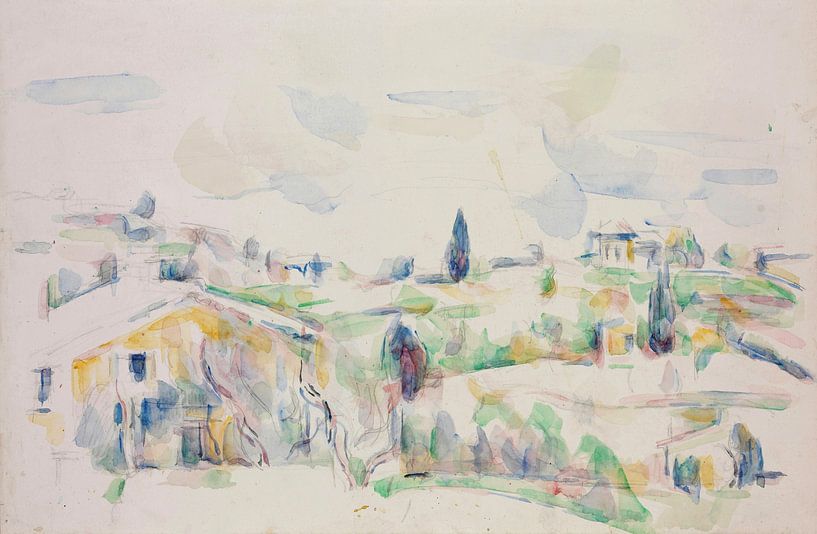 Landscape in Provence, Paul Cézanne by Masterful Masters