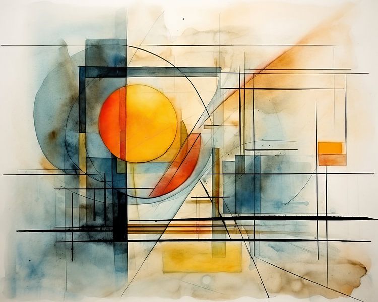 Moderne abstrakte Kunst 326957 von Abstraktes Gemälde