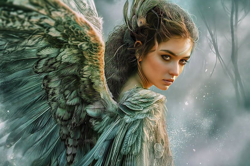 Enchanting angel by Frank Heinz