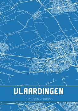 Blueprint | Carte | Vlaardingen (South Holland) sur Rezona